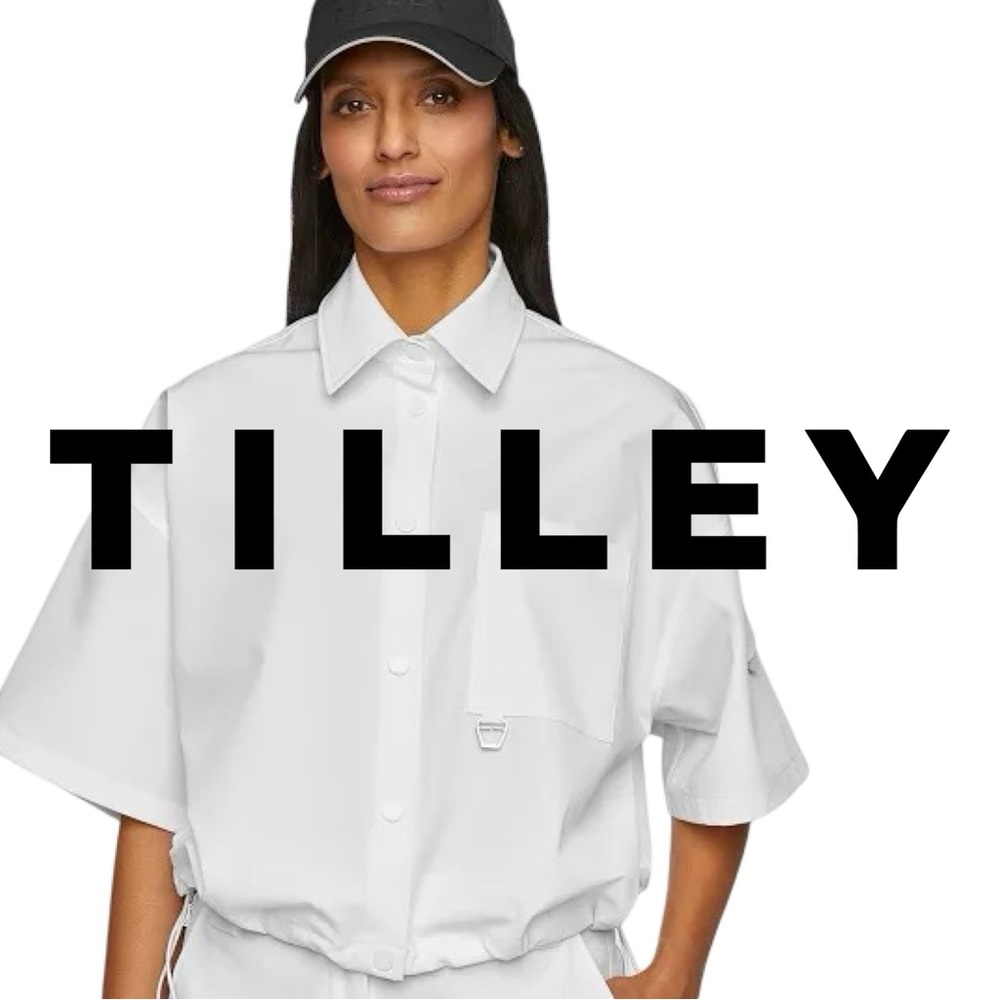 Women's White Short-Sleeve Jacket